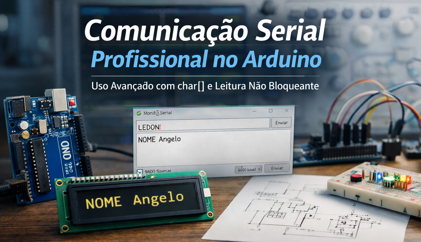 Comunicação Serial Profissional no Arduino: char[], Buffer e Controle ...